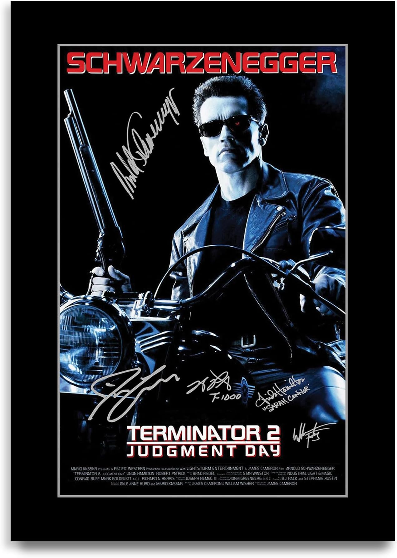 HWC Trading Terminator 2: Judgment Day Gifts Printed Poster Signed Autograph Picture for Movie Memorabilia Fans (ID-003807) - A4 Print Only