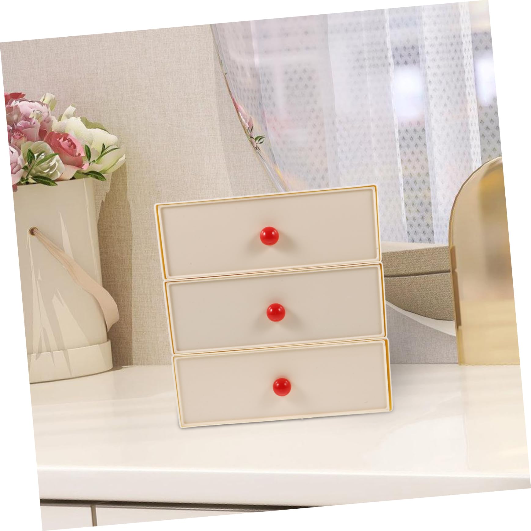 Caja Organizadora de Escritorio Hips PP, Cajones Multi Capa