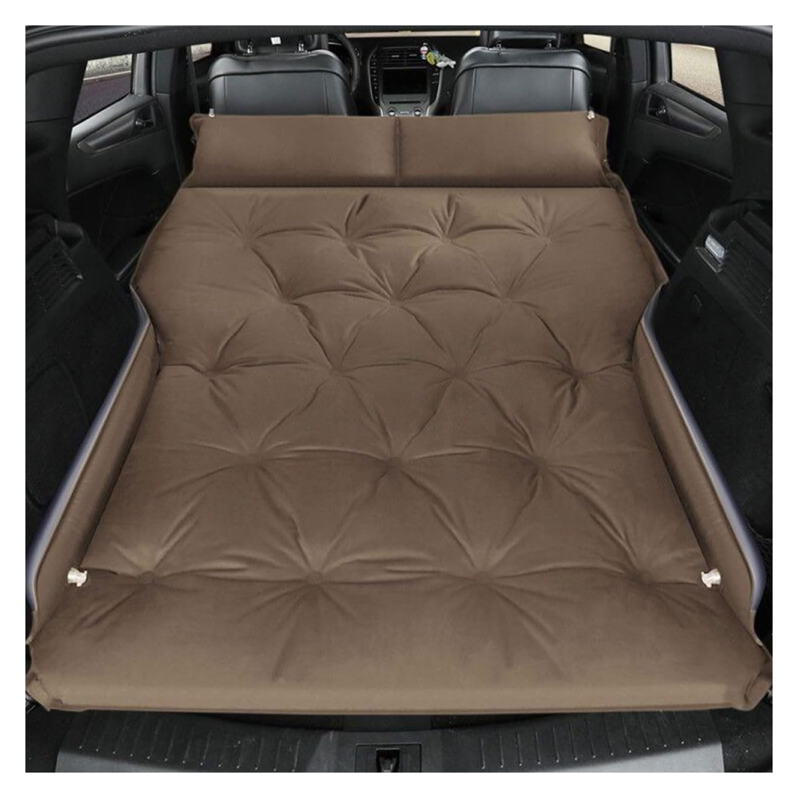 CGDXG Car Travel Mattress for Polestar 4,2023-2024,Portable Air Pillow Inflator,Rear Trunk Air Mattress,Thickened Bed Cushion for Camping Travel,C