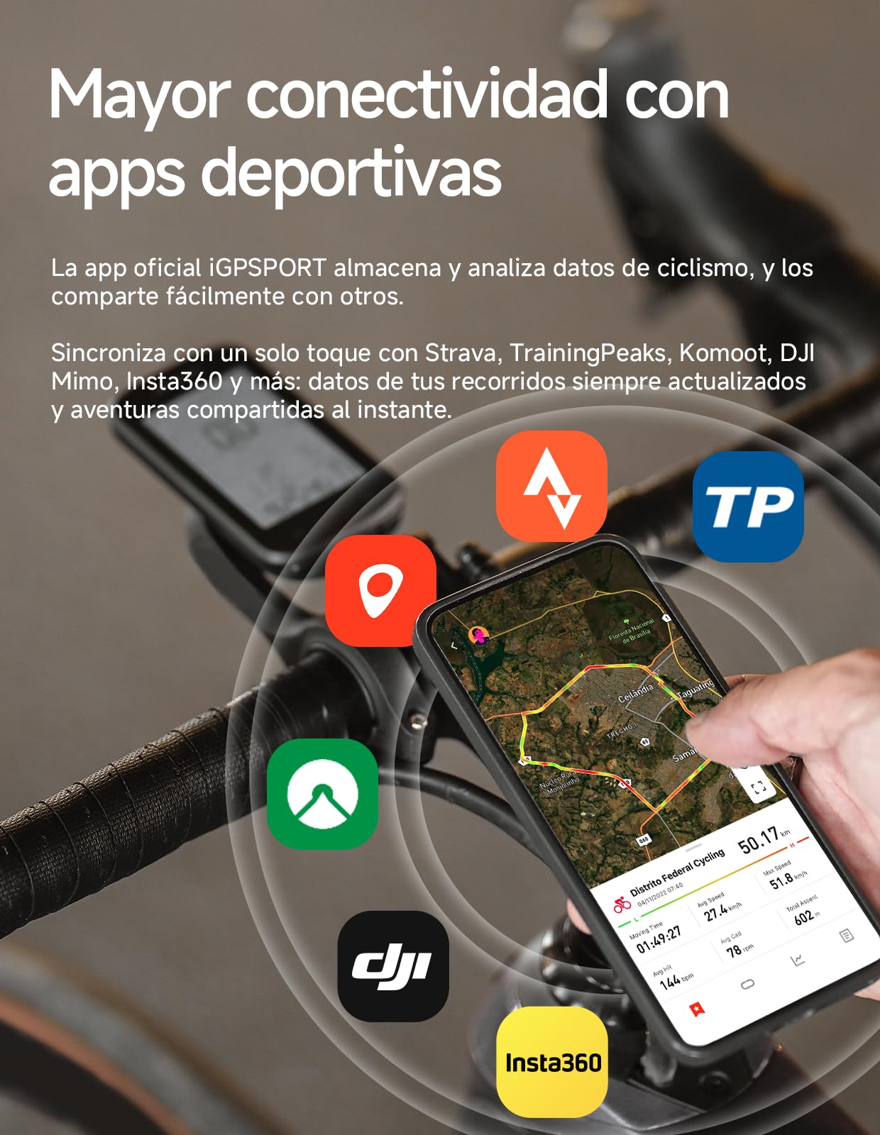 iGPSPORT BSC100MAX Compteur Velo sans Fil, Écran 3" Grand Démarrage/Arrêt Automatique 40H d'Autonomie Données Personnalisables IPX7 Étanche Compteur Velo GPS