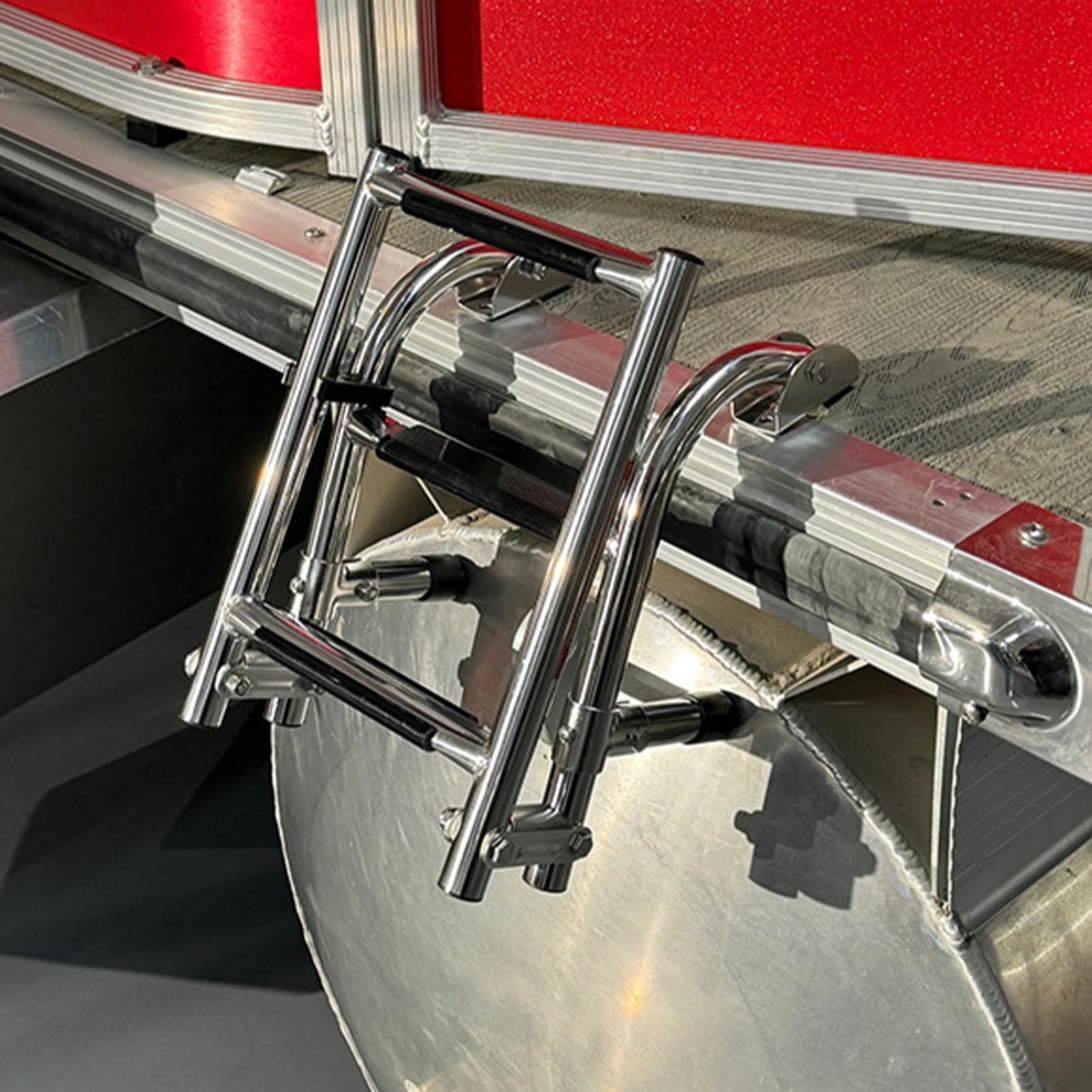 Scaletta Pieghevole per Barca da Bagno per yacht in acciaio inossidabile a | per Imbarcazioni per Pontile per Nuotatori Sub Proprietari di Case sul Lago Pontile Spiaggia