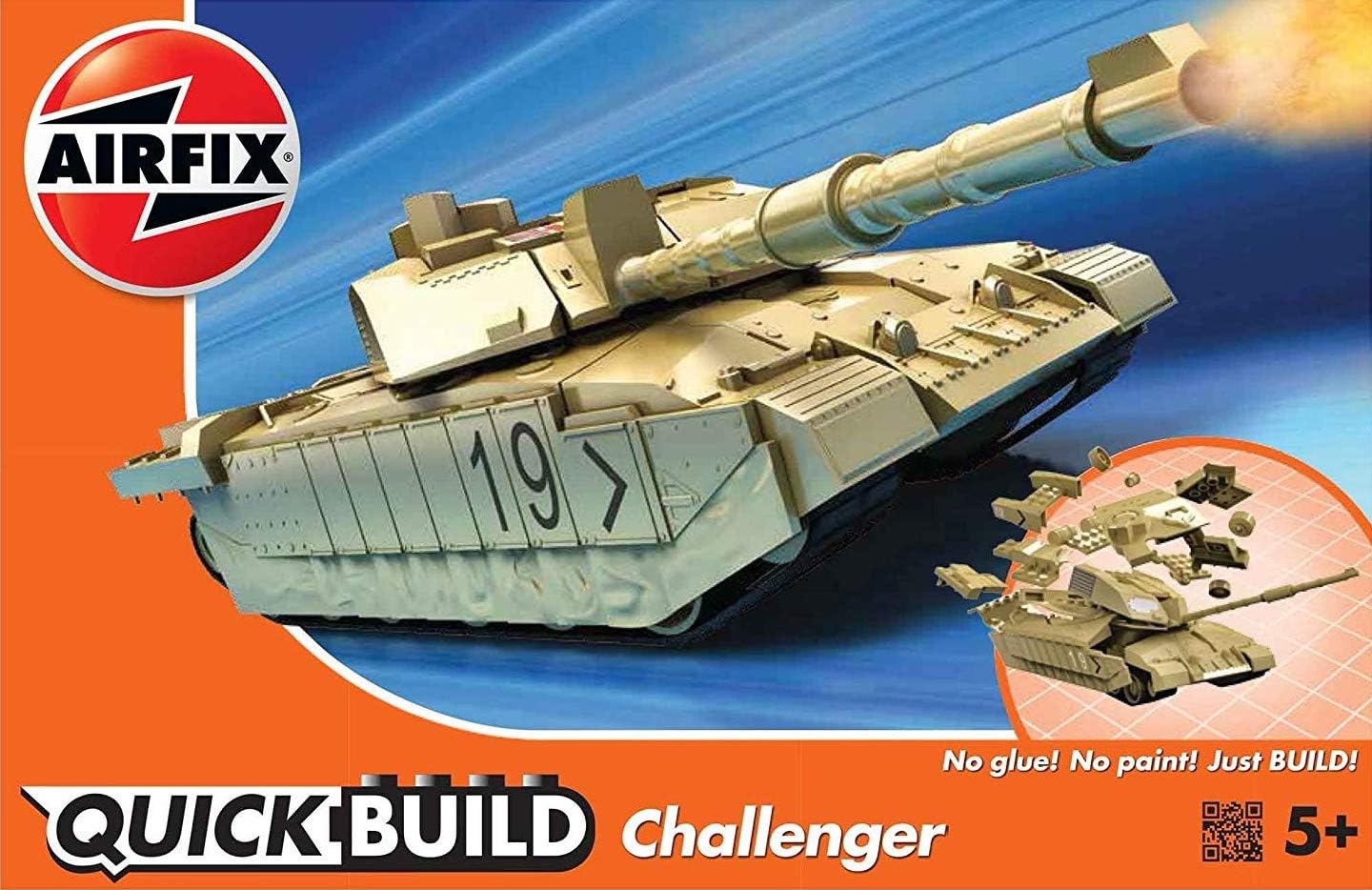 Airfix Quickbuild Challenger Tank Plastic Model Kit
