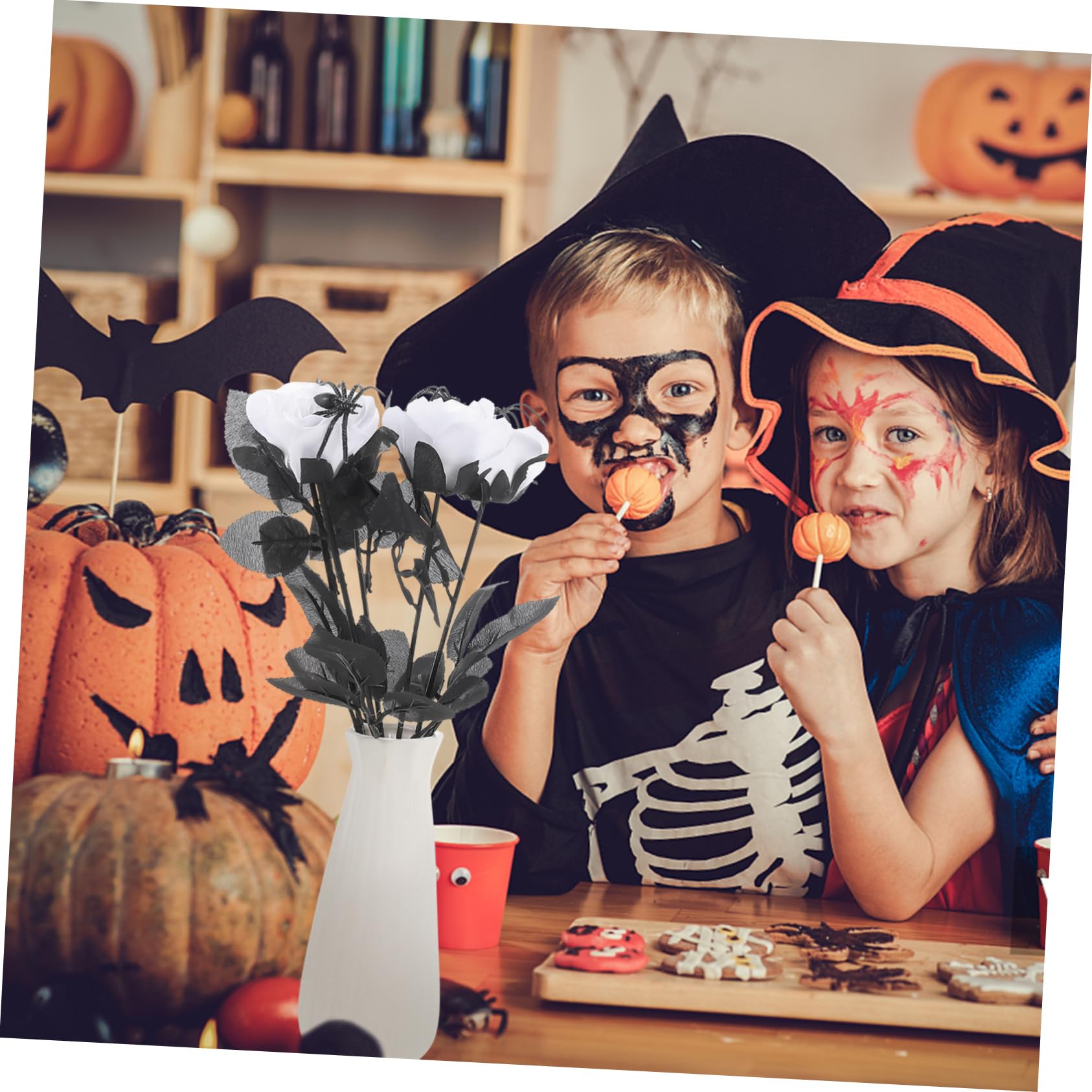 Tidevib Lot De 24 Boutons De Roses Artificielles En Soie Pour Bouquets