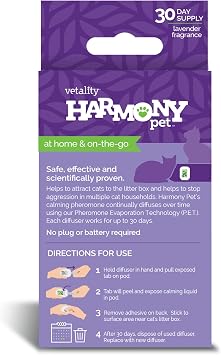 Vetality Harmony Pet Calming Litter Box Diffuser