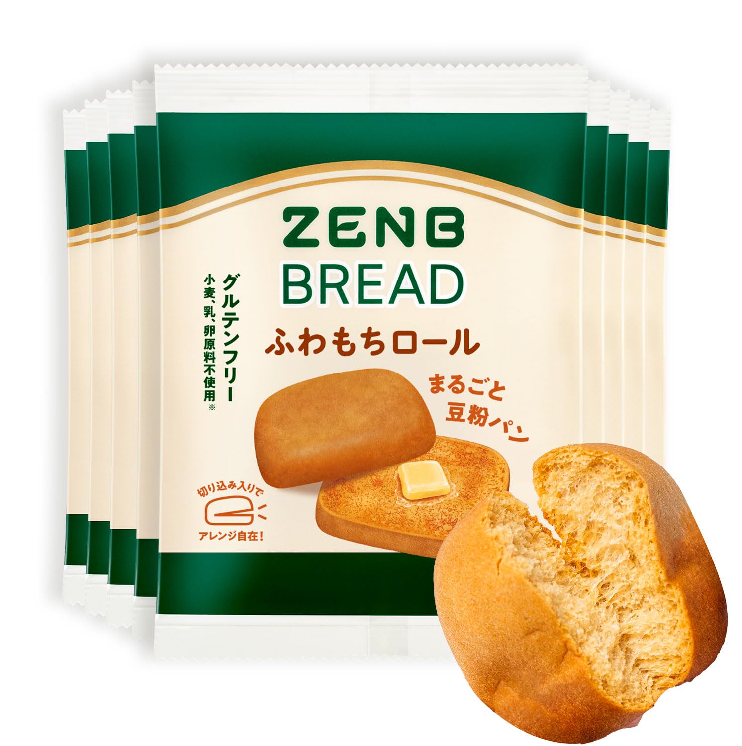 【グルテンフリー】 ZENB ゼンブ ブレッド ふわもち パン プレーン スライ…