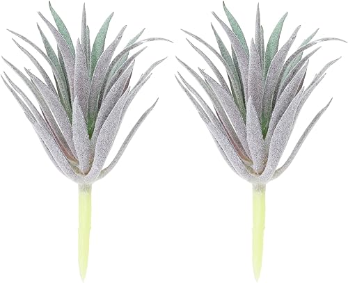 Miniatura 8 de PATIKIL Plantas suculentas artificiales, paquete de 4 plantas falsas pequeñas, plantas suculentas falsas sin maceta para decoración del jardín del