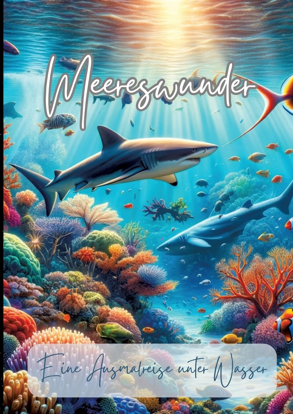 Meereswunder: Eine Ausmalreise unter Wasser