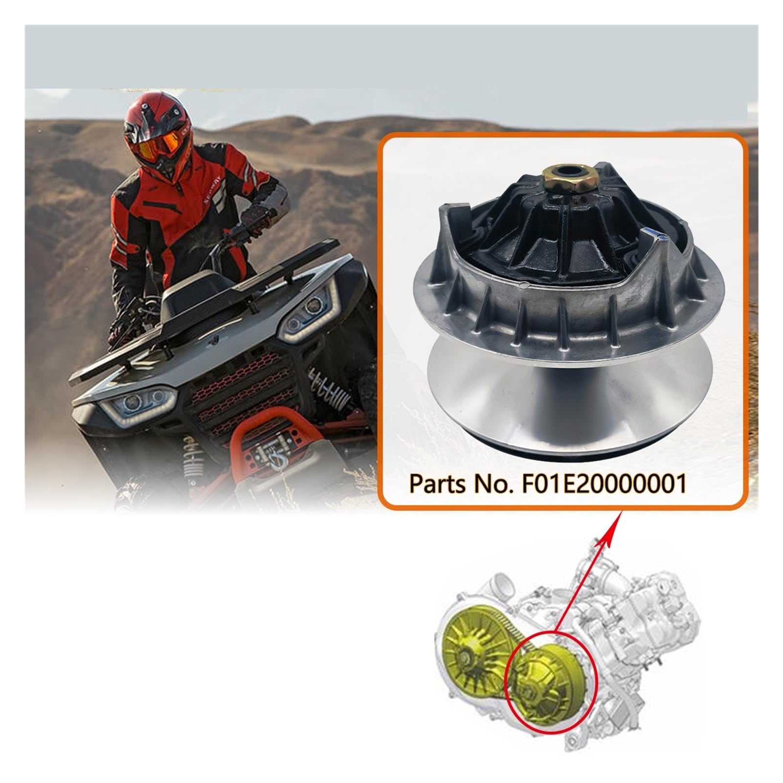 Amazon.com: LTuoin CVT Primary Driving Clutch ASSEMBLYF Compatible