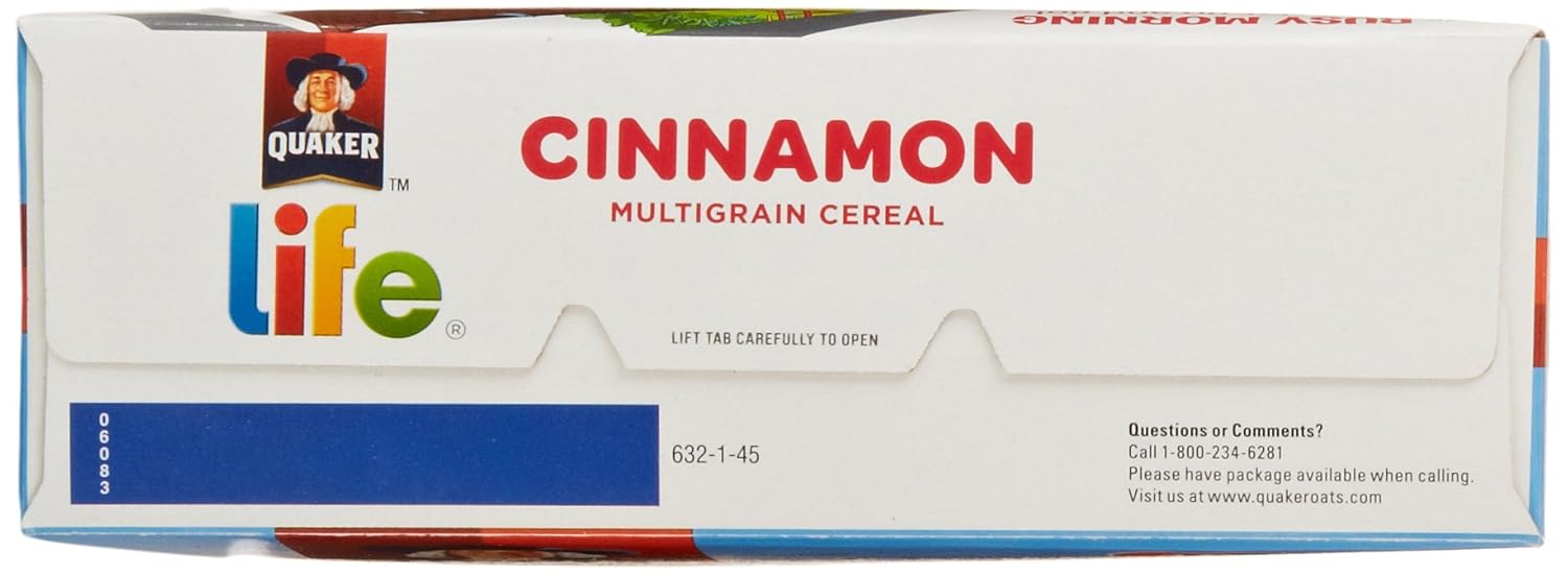 Life Cinnamon Cereal, 18-Ounce (Pack of 14)