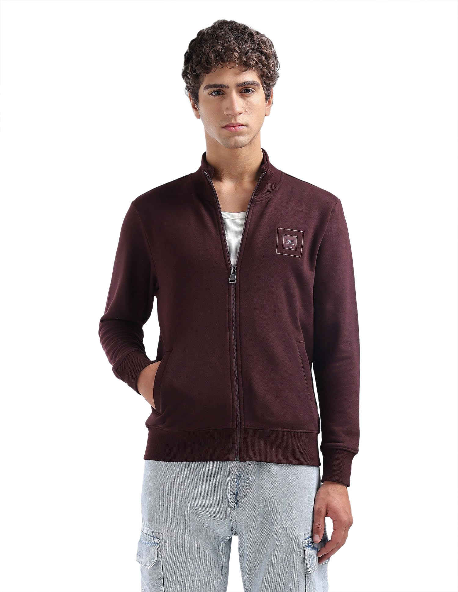 flying machine Men's Regular Fit Sweatshirt| Solid-picture-17