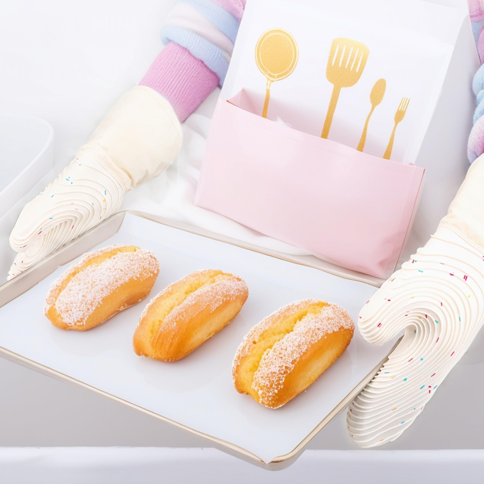 2 STK. Silikon Topflappen und Ofenhandschuhe Set, hitzefeste Backhelfer für Hobbybäcker, 2 Boho Ofenhandschuhe und 2 Pilz Topflappen, stilvolles Küchenzubehör für Ofen, Pfanne und Form