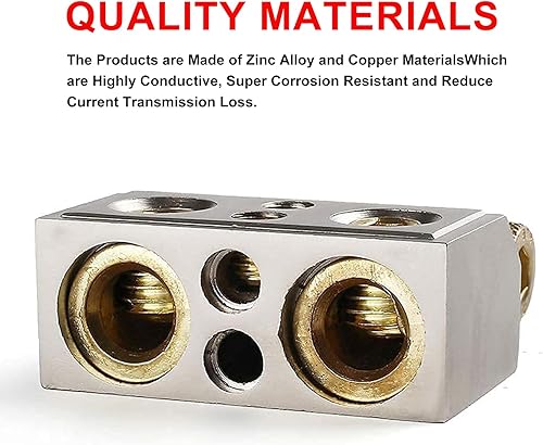 Miniatura 5 de Conectores de terminal de batería, conectores de terminal de batería de calibre 024810 con cuñas espaciadoras para automóvil, camión, barco,