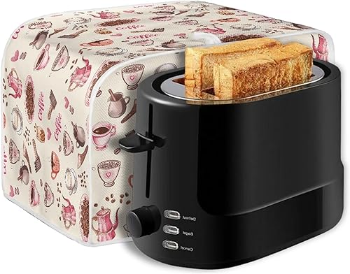 Vista 23 de Cubierta para tostadora de cocina, protector para hornear se adapta a la mayoría de tostadoras estándar de 4 rebanadas, mantiene la tostadora libre