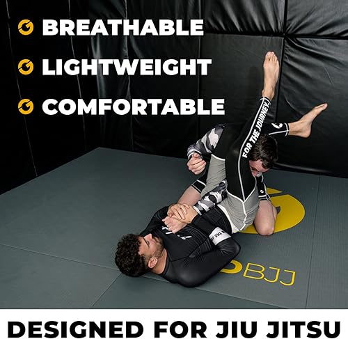 Miniatura 6 de Gold BJJ Jiu Jitsu Spats - Capa base para Gi y No-Gi Grappling - Pantalones de artes marciales
