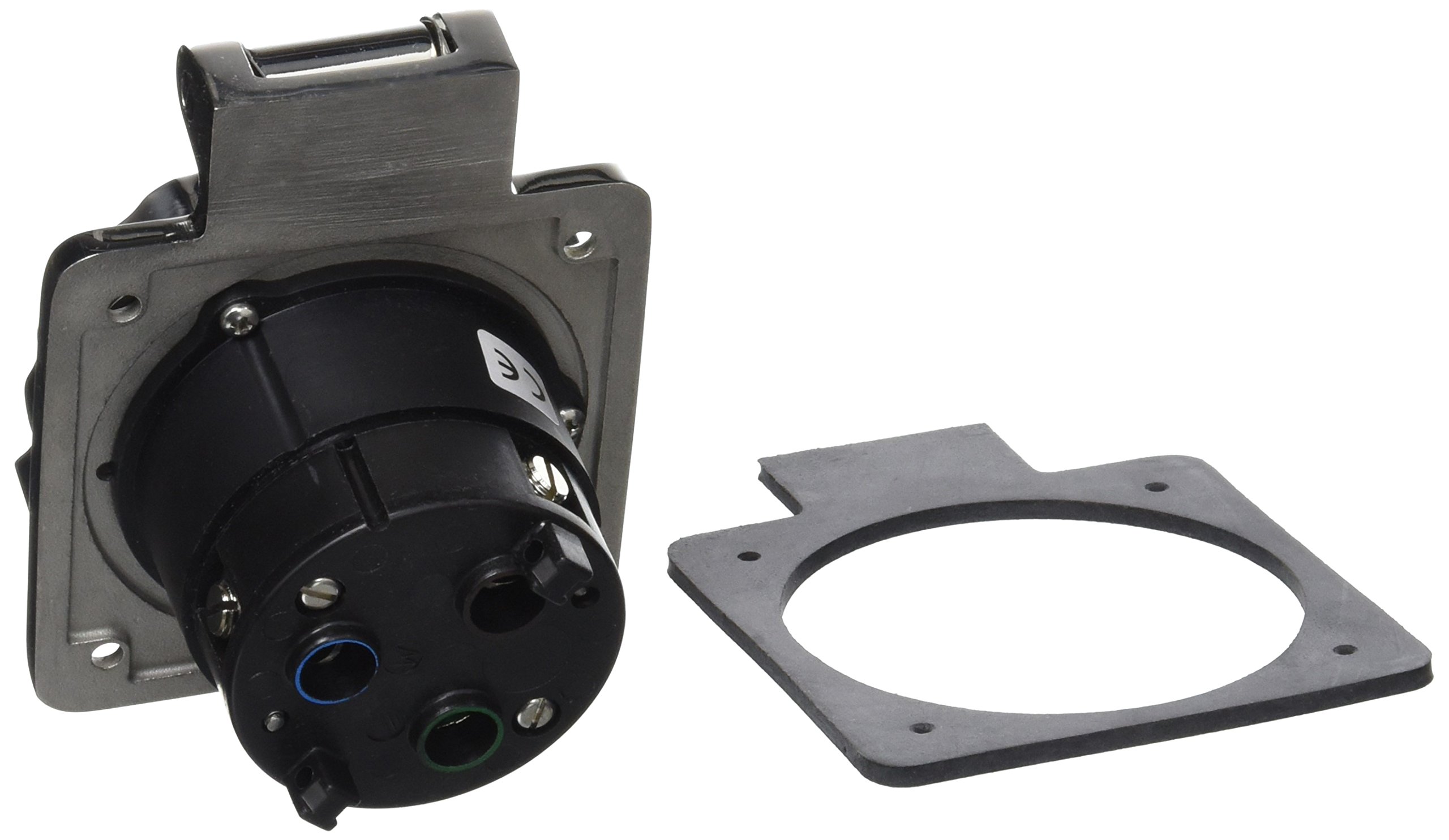 Marinco 32A 230V Easy Lock Inlet Stainless Steel