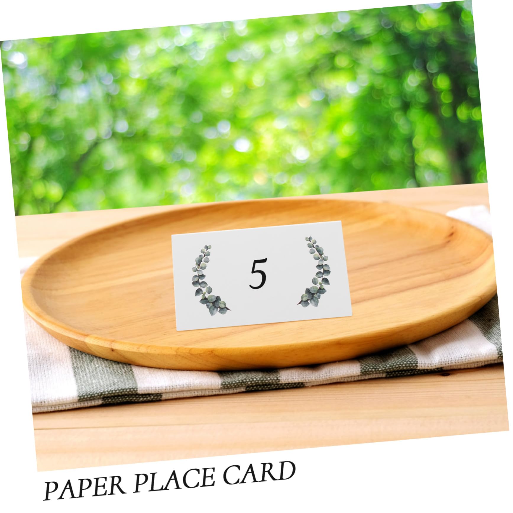 MAGICLULU 4 Juegos Carpa De Boda Para Intercambiar Tarjetas Decoración Verde Tarjetero Redondo Cuadrado Para Cajas De Rellenos De Suerte Tarjetas De Nombre Para Mesa 100 Uds * 4