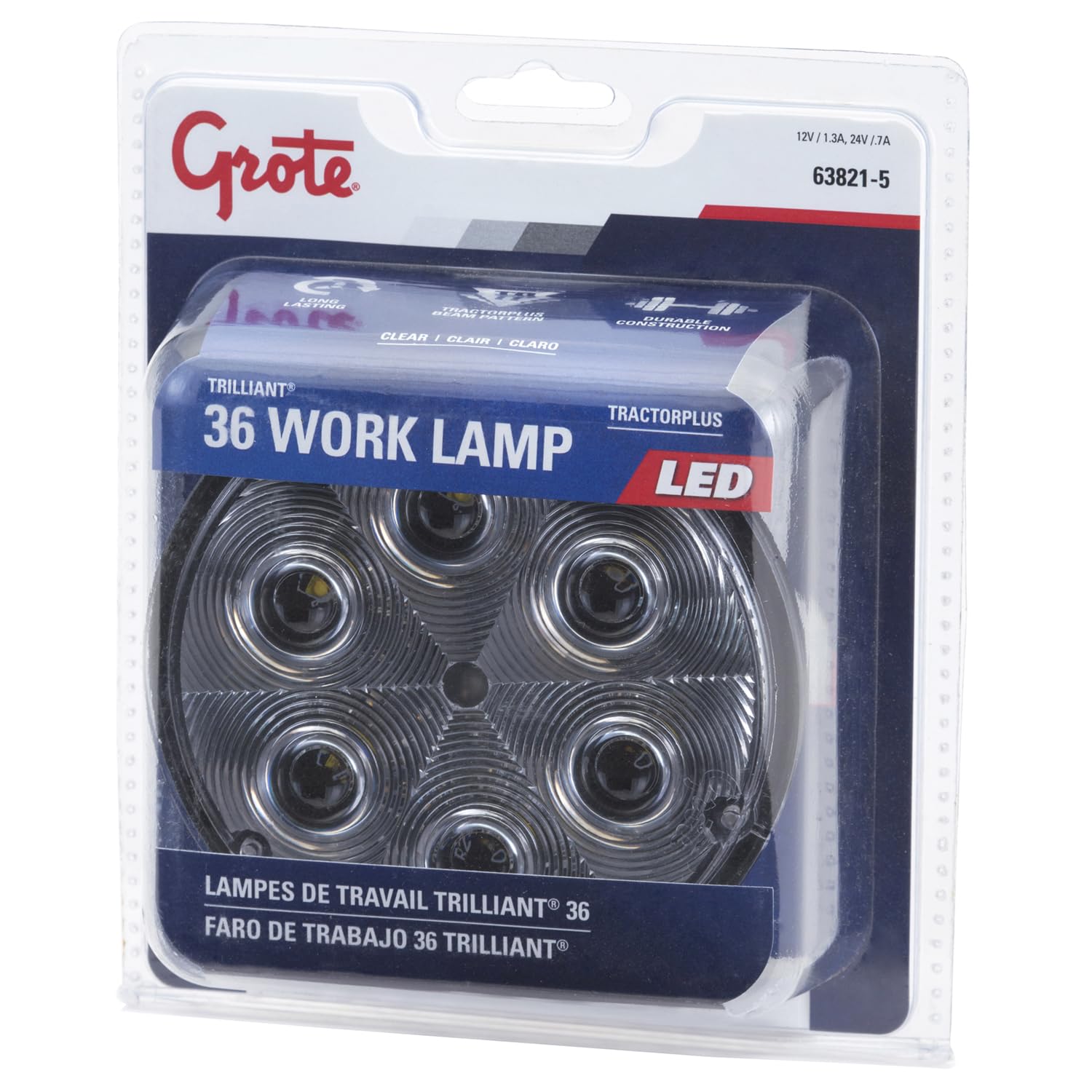 Amazon.com: Grote 638215 Vehicle Mounted Work Light Trilliant Par