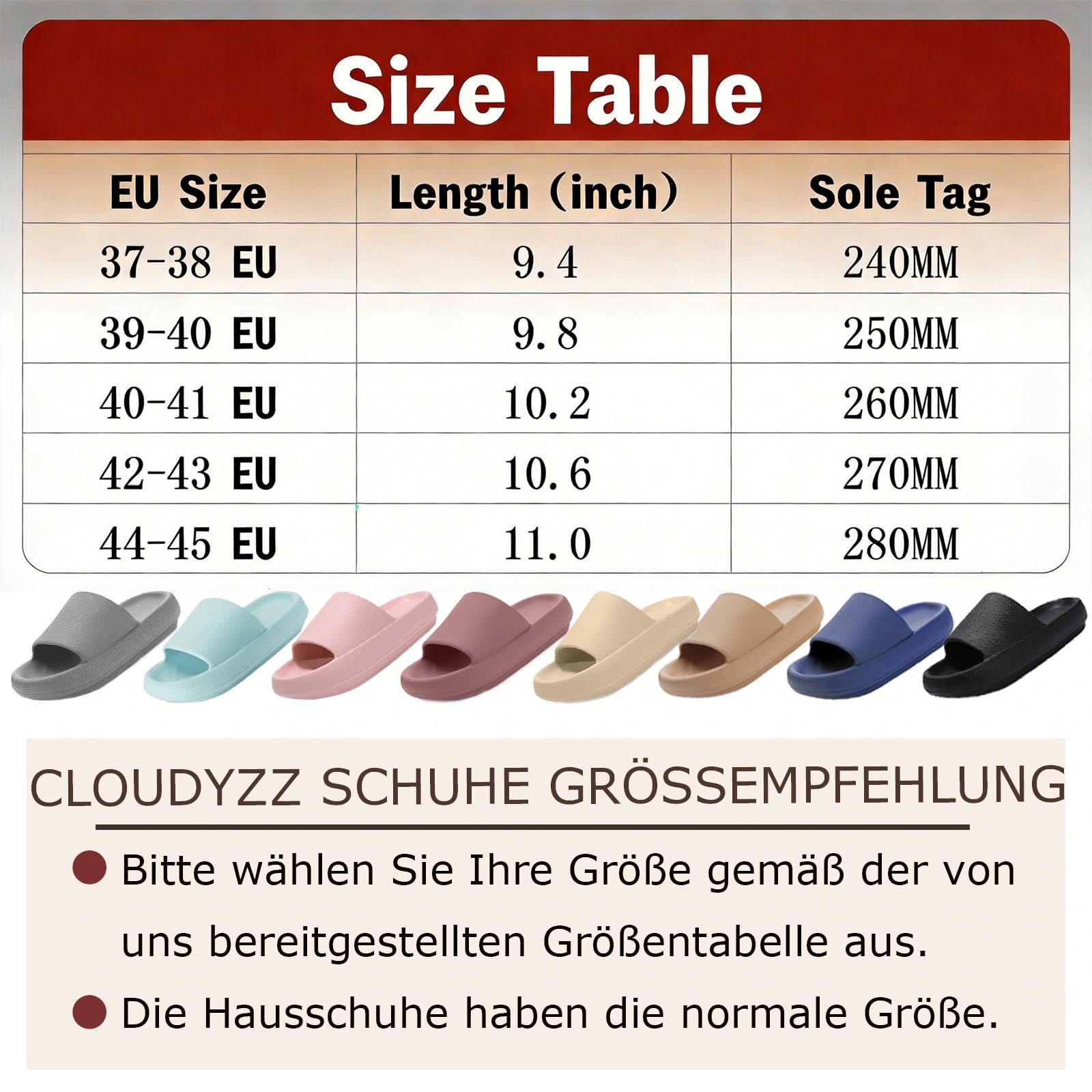 Badeschuhe Damen Herren Original Hausschuhe Cozislides Wolke Schlappen Super Weich rutschfest Badelatschen Sommer Pantoletten Cozy Cloudyzzz Slides Indoor/Outdoor