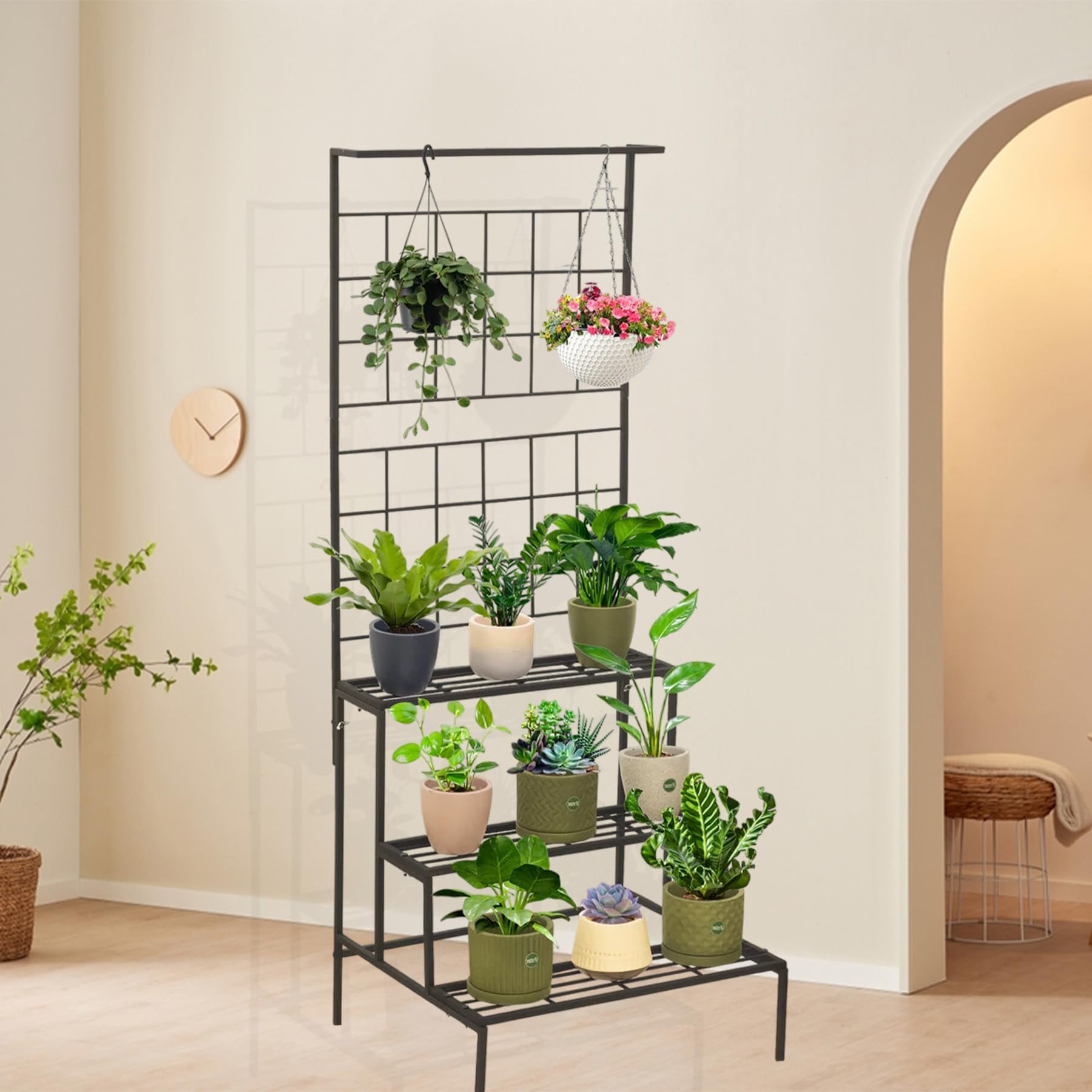 See full amazon price history chart for Niyara Metal Planter Stand for Living Room, Plant Stand for Balcony, Flower Pot Holder for Indoor & Outdoor, 4 Tier (4 Tier Black) Niyara Metal Planter Stand for Living Room, Plant Stand for Balcony, Flower Pot Holder for Indoor & Outdoor, 4 Tier (4 Tier Black) (B0DGLKQ4GC) Amazon Price History, Amazon Price Tracker