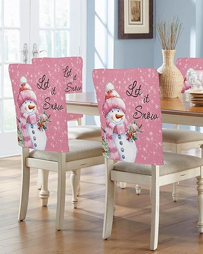 Miniatura 9 de Juego de 6 fundas para silla de comedor, diseño de calabazas azules y naranjas para Acción de Gracias, diseño de hojas de arce, extraíbles para