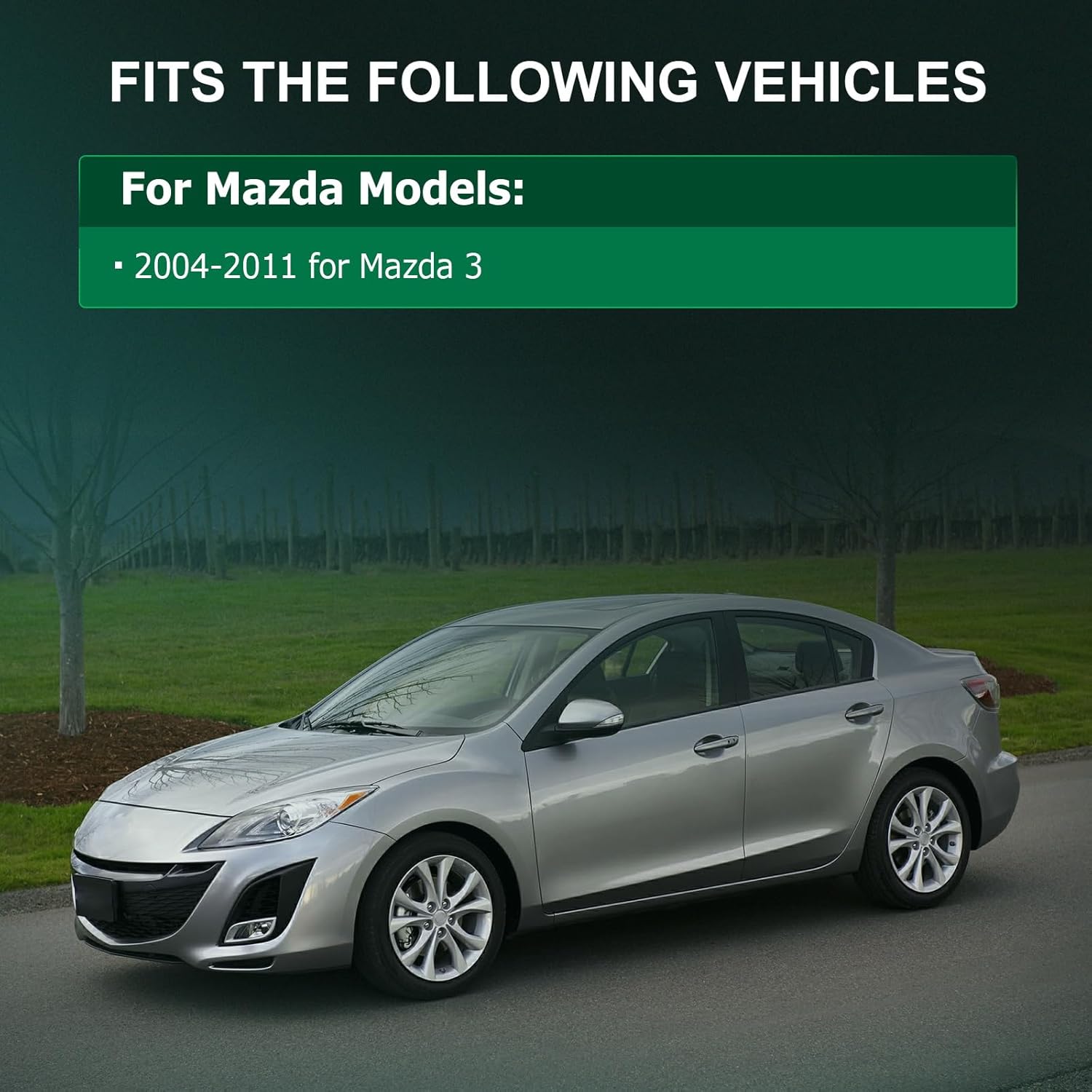 SCITOO Engine Motor Mount Transmission Mount and Torque Strut Mount Set Compatible with 2004-2011 for Mazda 3,OE A4402 A4418 A4405 A4404