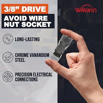 3/8 Dr. Avoid wire nut socket 24mm