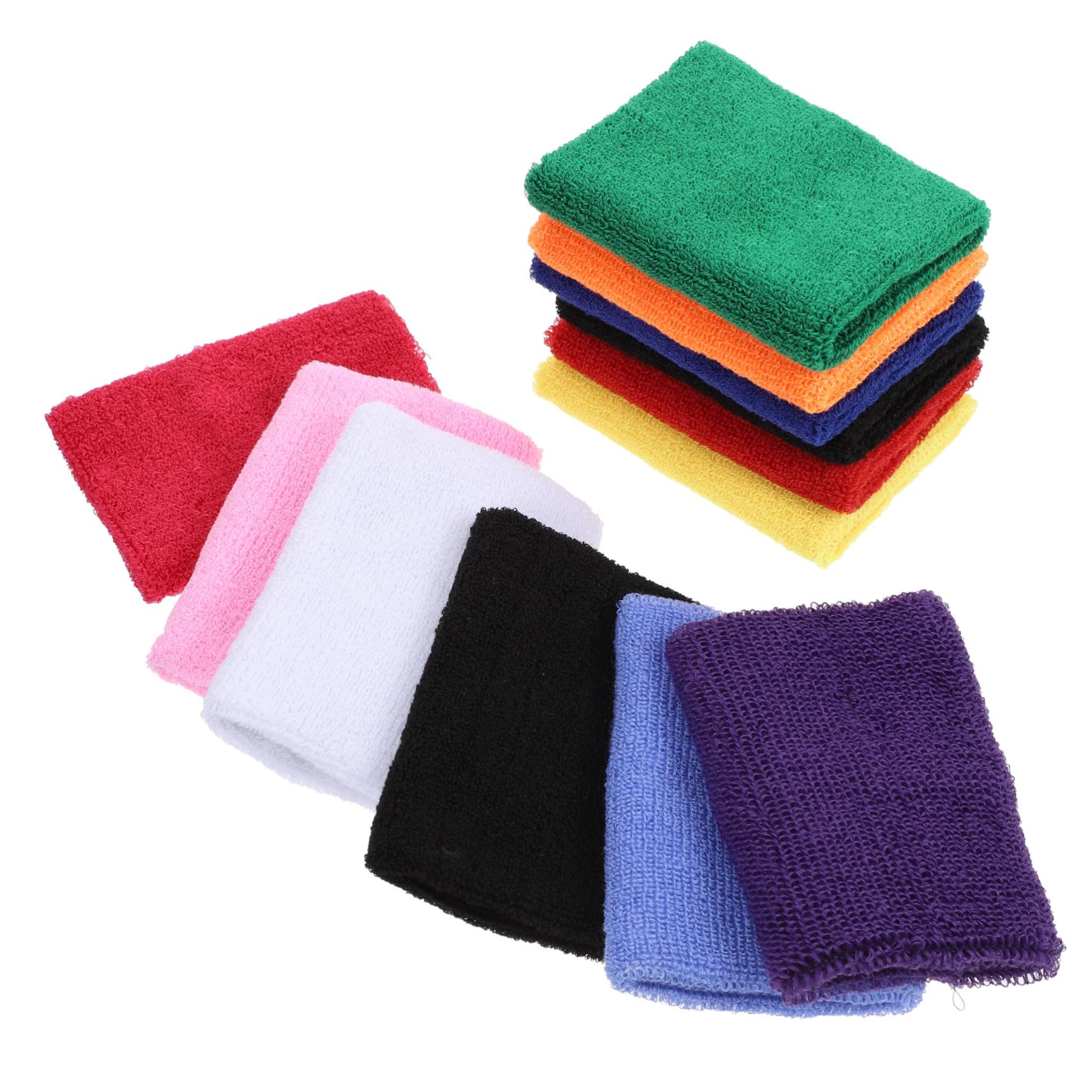 Ipetboom 12PCS Breathable Outdoor Sweat Absorbing Wrist Sleeves Durable Sports Wristbands for Enhanced Comfort and Flexibility for Active Lifestyles and Workouts