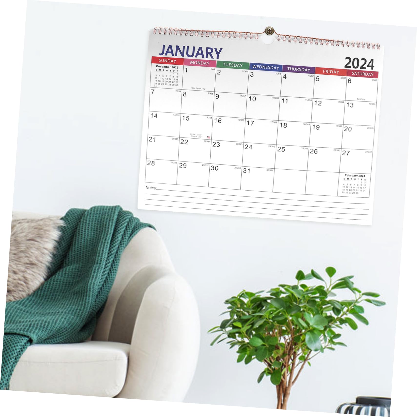 SEWACC 3stücke Stabiler Wandkalender Praktischer Monatskalender Für Büro Und Zuhause Für Termine Und Erinnerungen Minimalistisches Design Mit Hochwertiger Verarbeitung Als Für