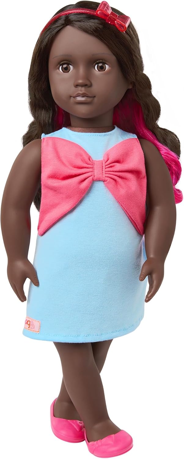 Outfit OG - Shine All Day - Blue Dress with Sequins for 18 Inch Doll