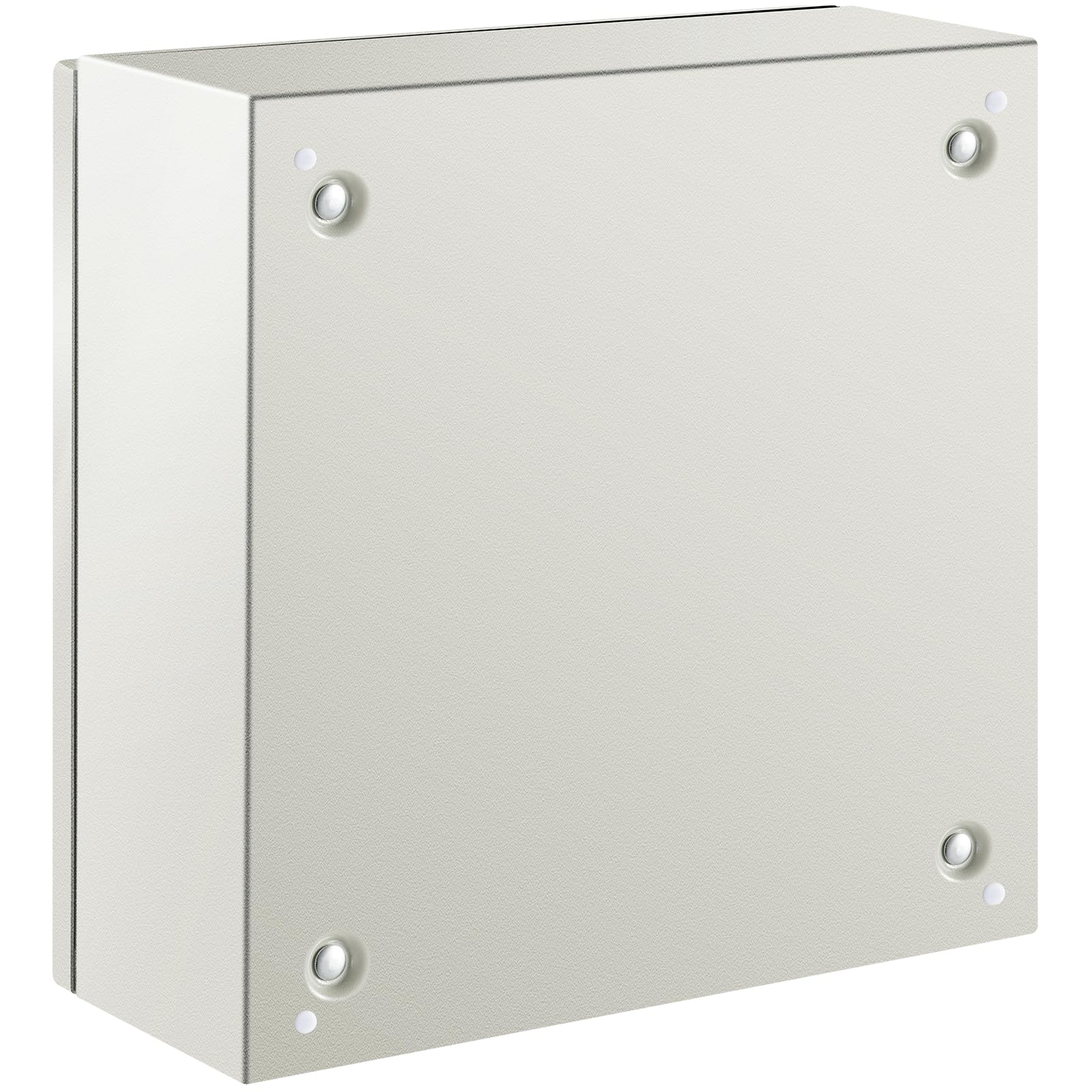VEVOR Caja NEMA de Acero al Carbono 50 x 50 x 15 cm Caja de Gabinete Eléctrico NEMA 4X IP66 a Prueba de Agua y Polvo Caja de Conexiones Eléctricas para Exteriores e Interiores con Placa de Montaje