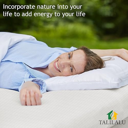 Miniatura 6 de Cama tamaño Queen con sábana de cama con conexión a tierra con alambre de tierra, suave y sin arrugas, mejora el sueño, color beige, 60 x 80 x 14