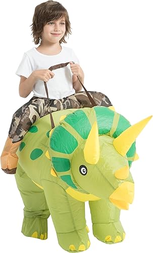 Miniatura 4 de Disfraz de triceratops inflable, disfraces inflables para niños, disfraz de dinosaurio para niños, disfraces de Halloween para niños