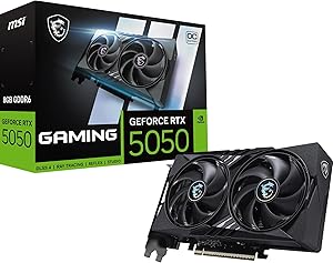 MSI GeForce RTX 5050 8G Gaming OC Graphics Card