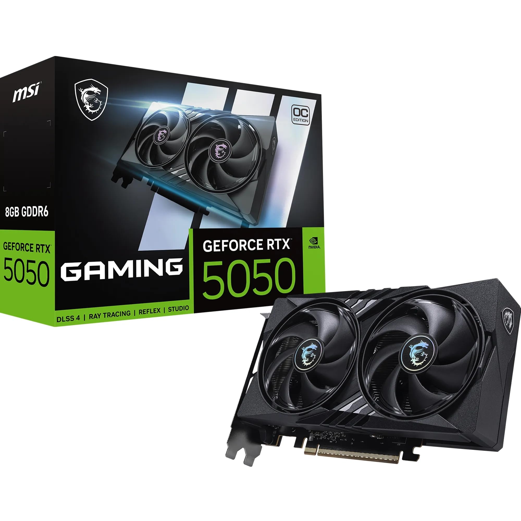 グラフィックボード・グラボ・ビデオカード GeForce RTX 5050 8G Amazon.com: MSI GeForce RTX 5050 8G Gaming OC Graphics Card - RTX