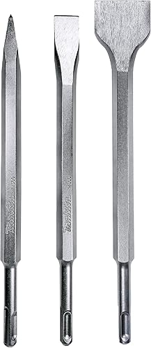Miniatura 3 de Makita SDS-Plus - Juego de puntas y cincel SDS-Plus para martillos rotativos SDS+ - Demolición agresiva para hormigón y baldosas