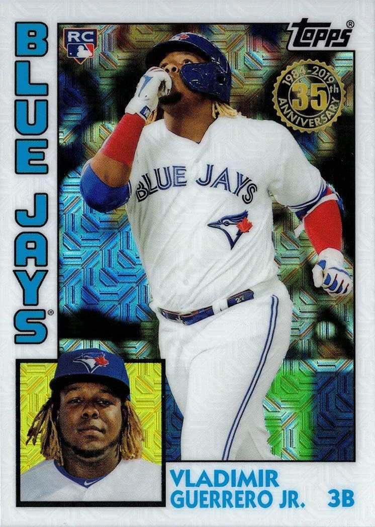 2019 Topps Update 1984 Chrome Baseball #T84U-46 Vladimir Guerrero Jr. Rookie Card