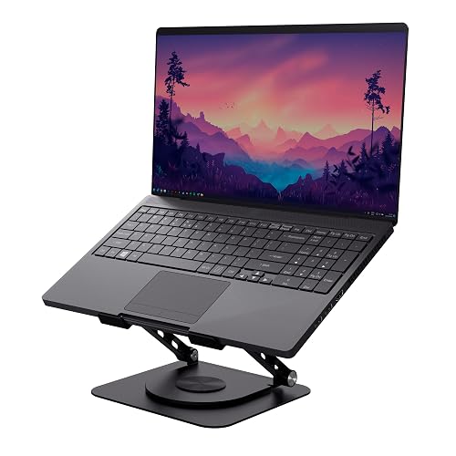 Trust Zeff Suporte para computador portátil de 16" com rotação de 360 graus, suporte portátil m