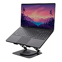 Trust Zeff Supporto PC Portatile Ergonomico con Rotazione a 360 Gradi