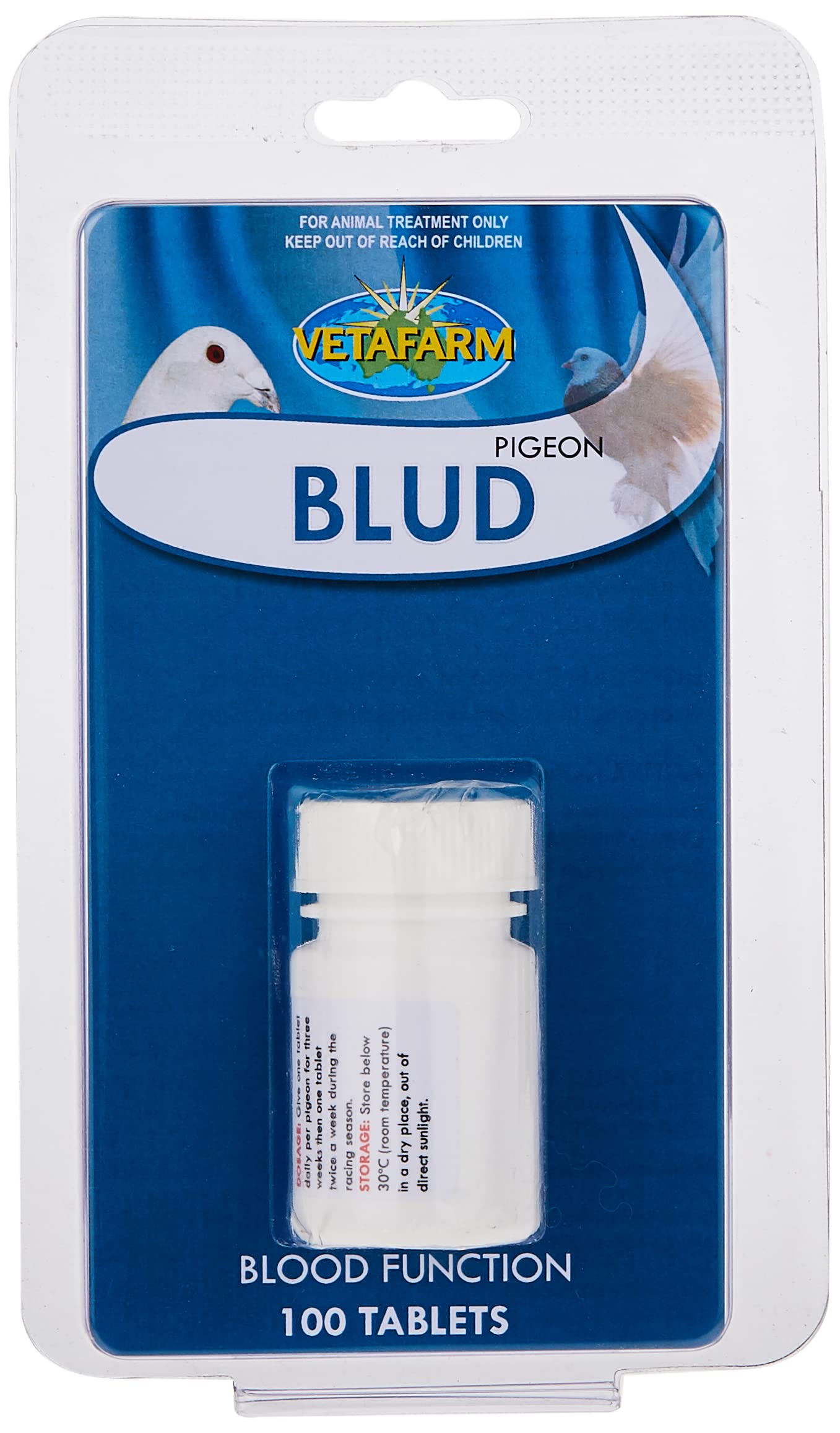 Vetafarm Pigeon Blud Tabs 100'S