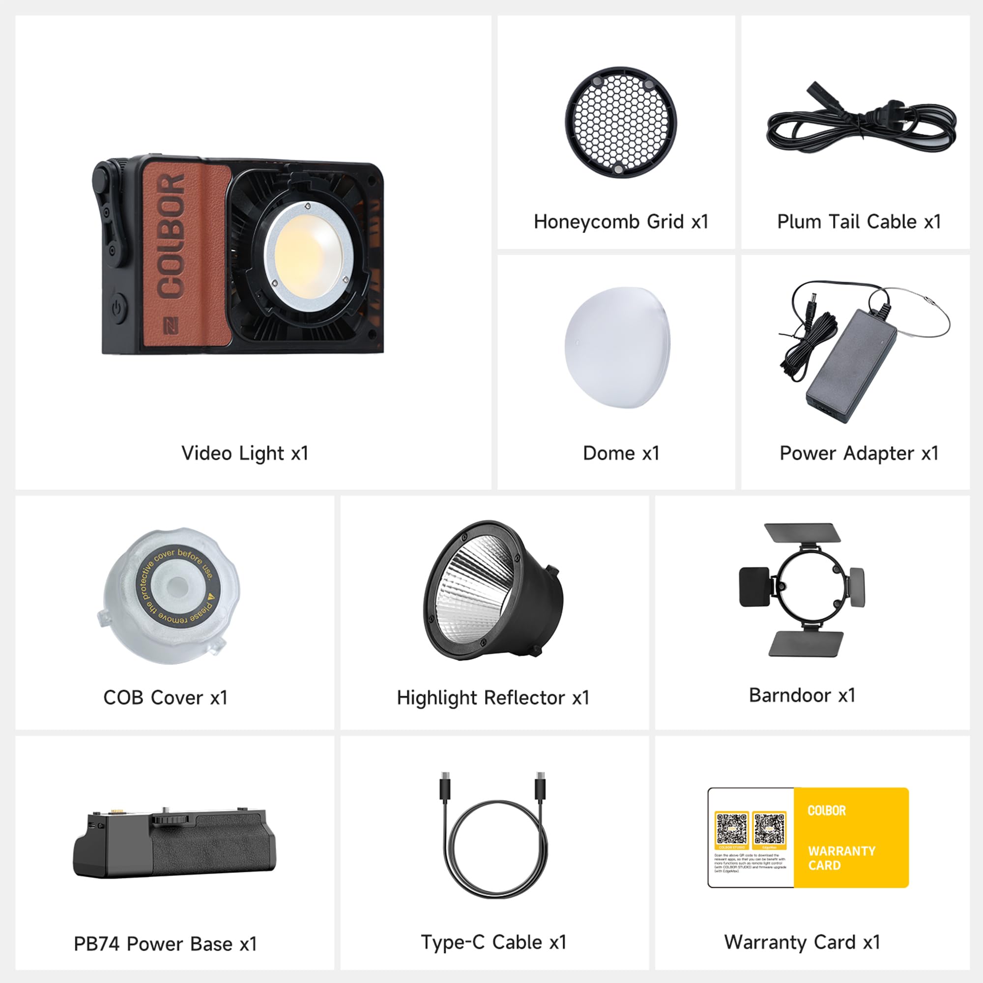 Amazon | COLBOR W100 Kit 撮影ライトキット 100W 2700-6500K CRI97+
