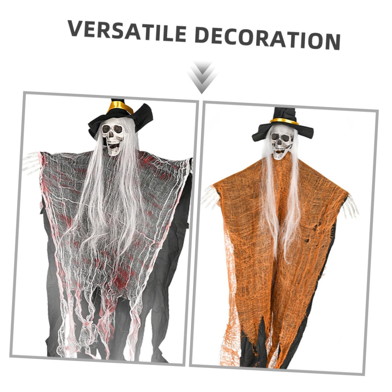 UKCOCO 2pezzi Decorazioni Appese per Halloween Design Realistico Ambientazione Casa Spettrale per Esterno Interno 135