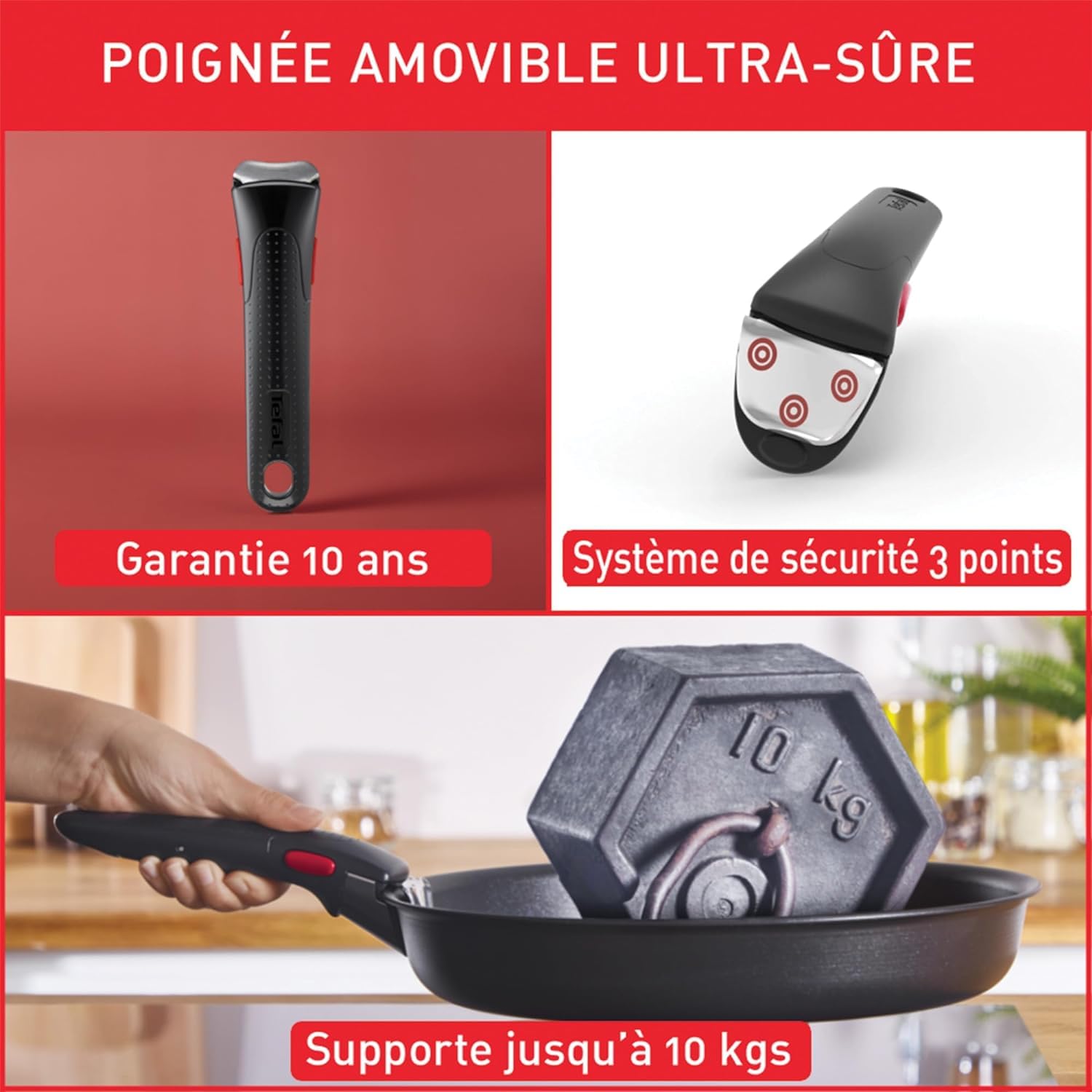 Set poêles et casseroles L896SD04