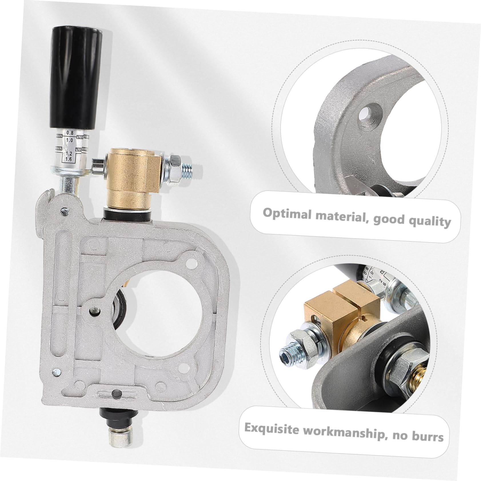 FUNOMOCYA 1Pc Wire Feeder Bracket Assembly for Electromechanical Machines Aluminum Plate for Single Drive Professional Wire Feeder Tools Silver