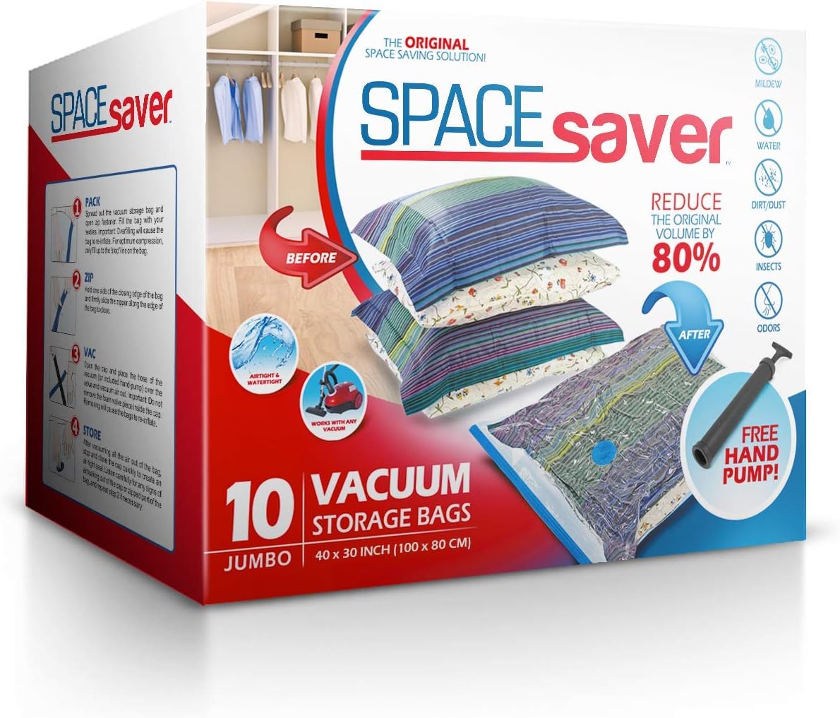 DIBAG ® 20 Space Saver Vacuum Storage Bags Premium Travel Space Bags
