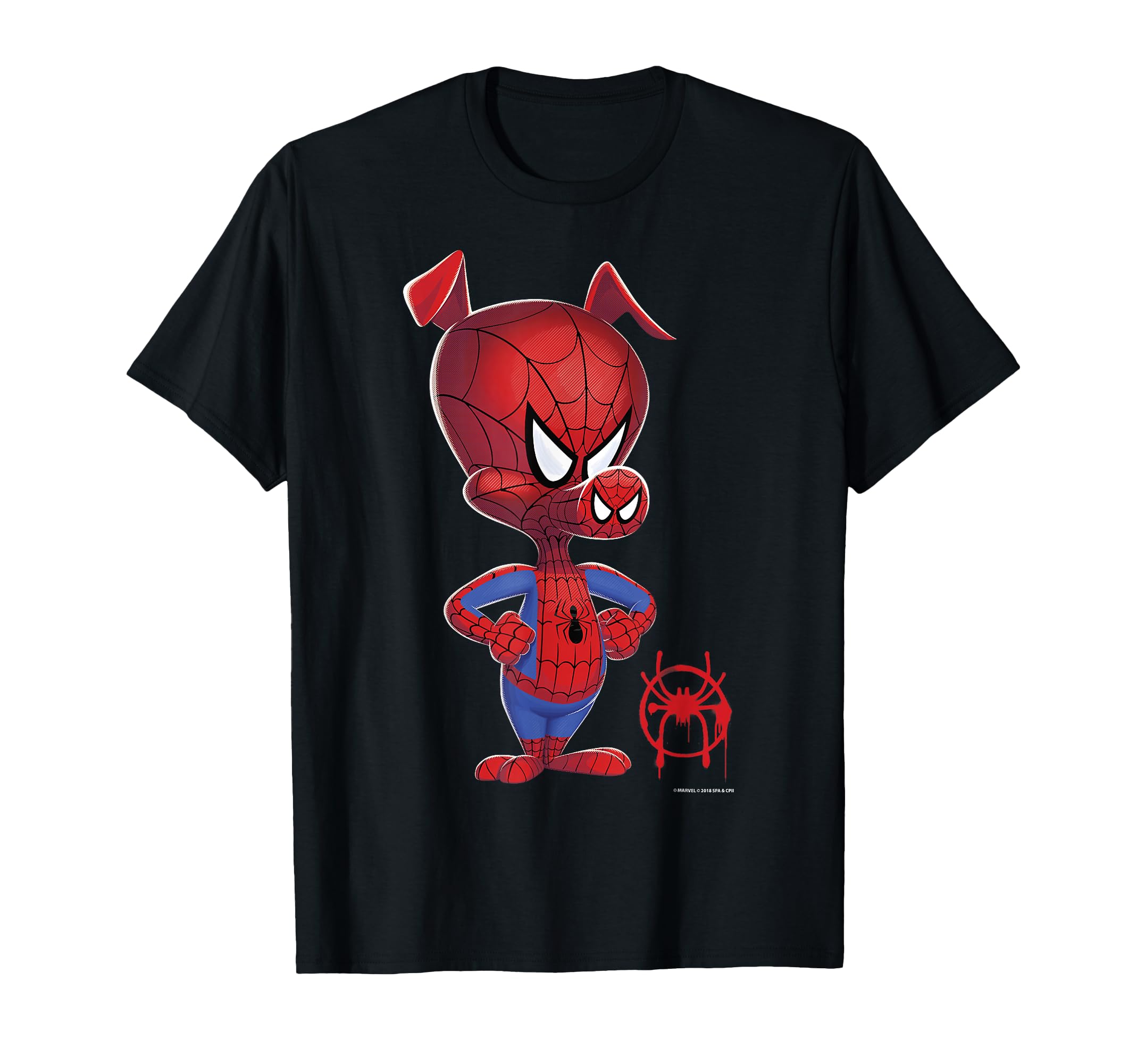 Marvel Spider-Man Spiderverse Spider-Ham Graphic T-Shirt T-Shirt