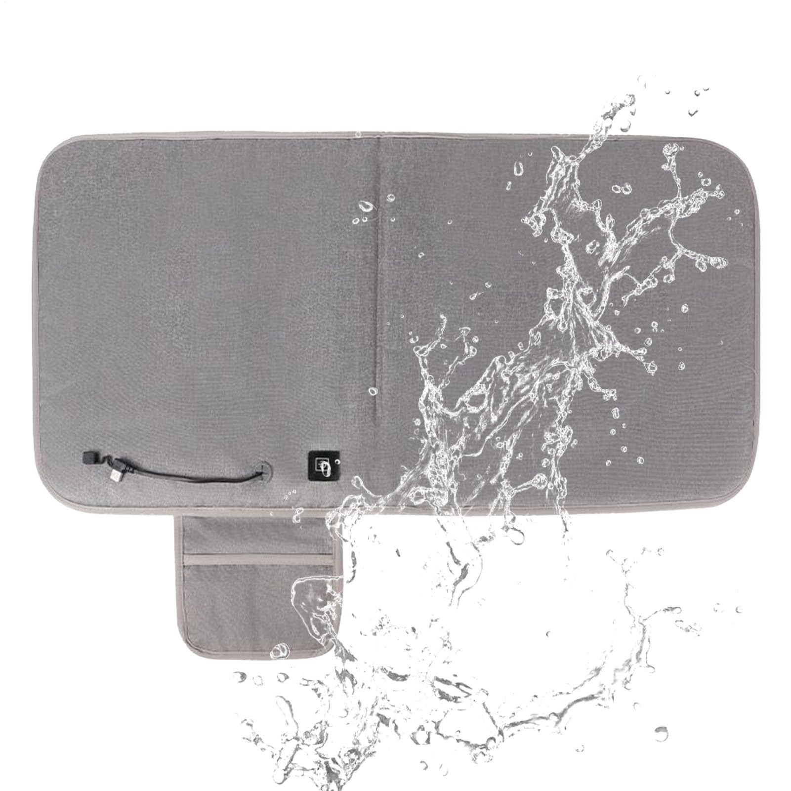 Coussin chauffant électrique USB doté de 3 vitesses thermiques réglables - 8