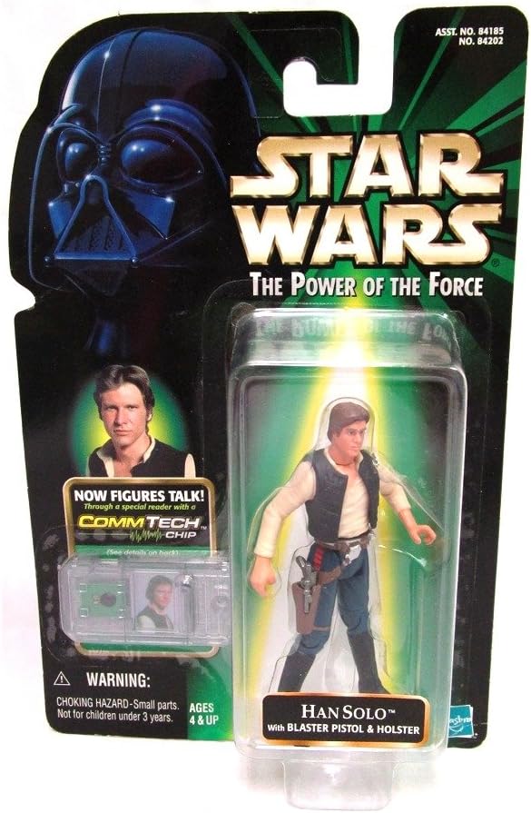 Power of The Force Basic Figure with COMMtech Chip: Cantina Han Solo