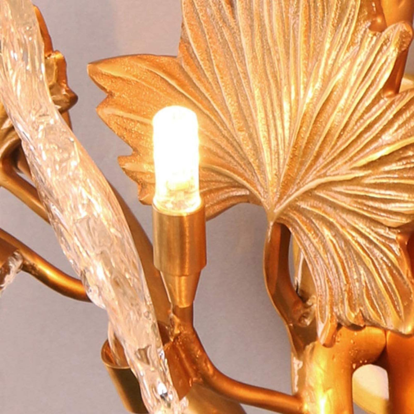 Nowoczesne kinkiety ścienne, luksusowe oświetlenie ścienne wewnętrzne, całkowicie miedziana luksusowa restauracja kryształowa lampa ścienna, do salonu, sypialni, schodów, przy łóżku