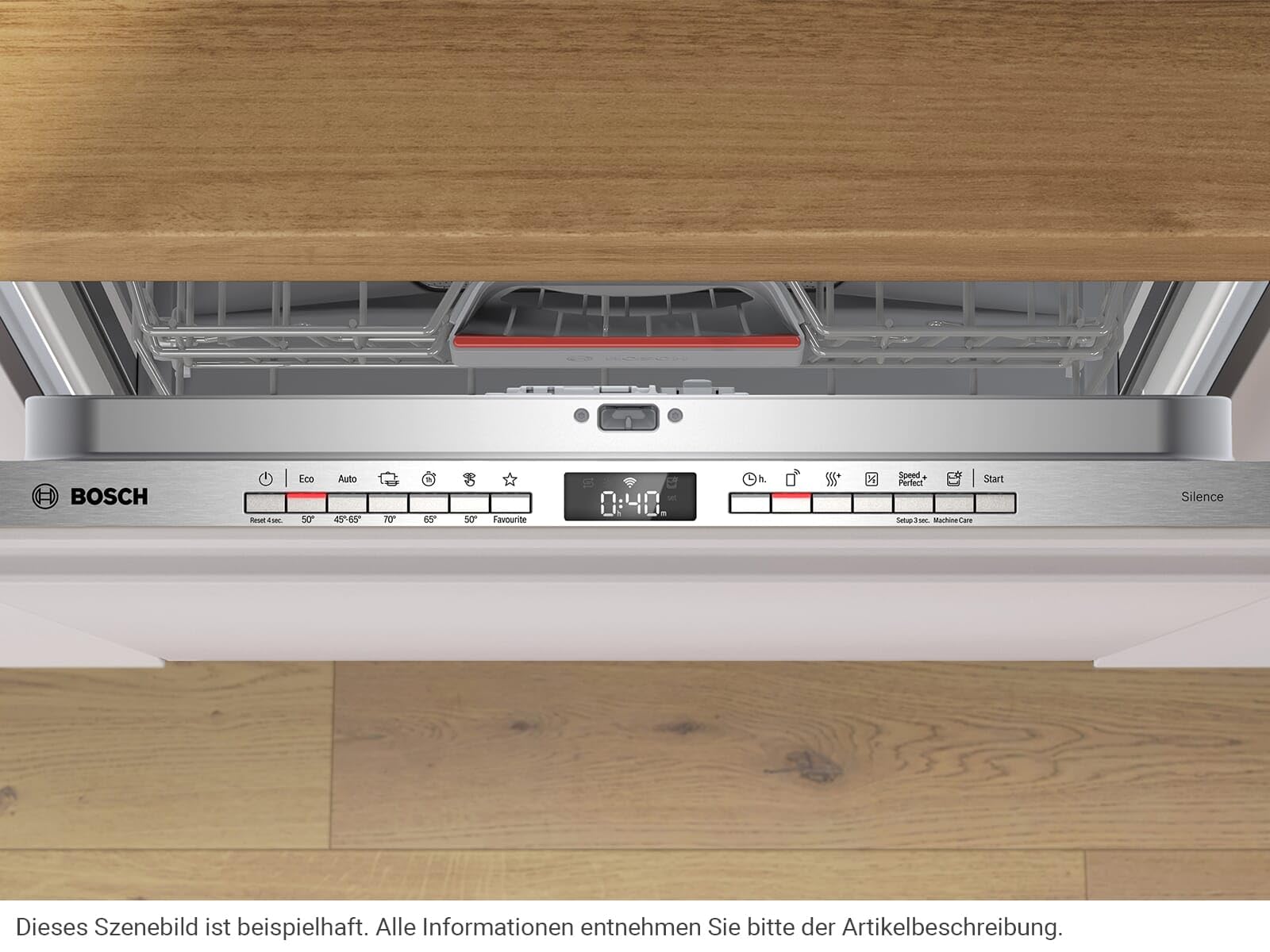 Bosch SMH4HVX14E Série 4 - Lave-vaisselle, encastrable, Home Connect