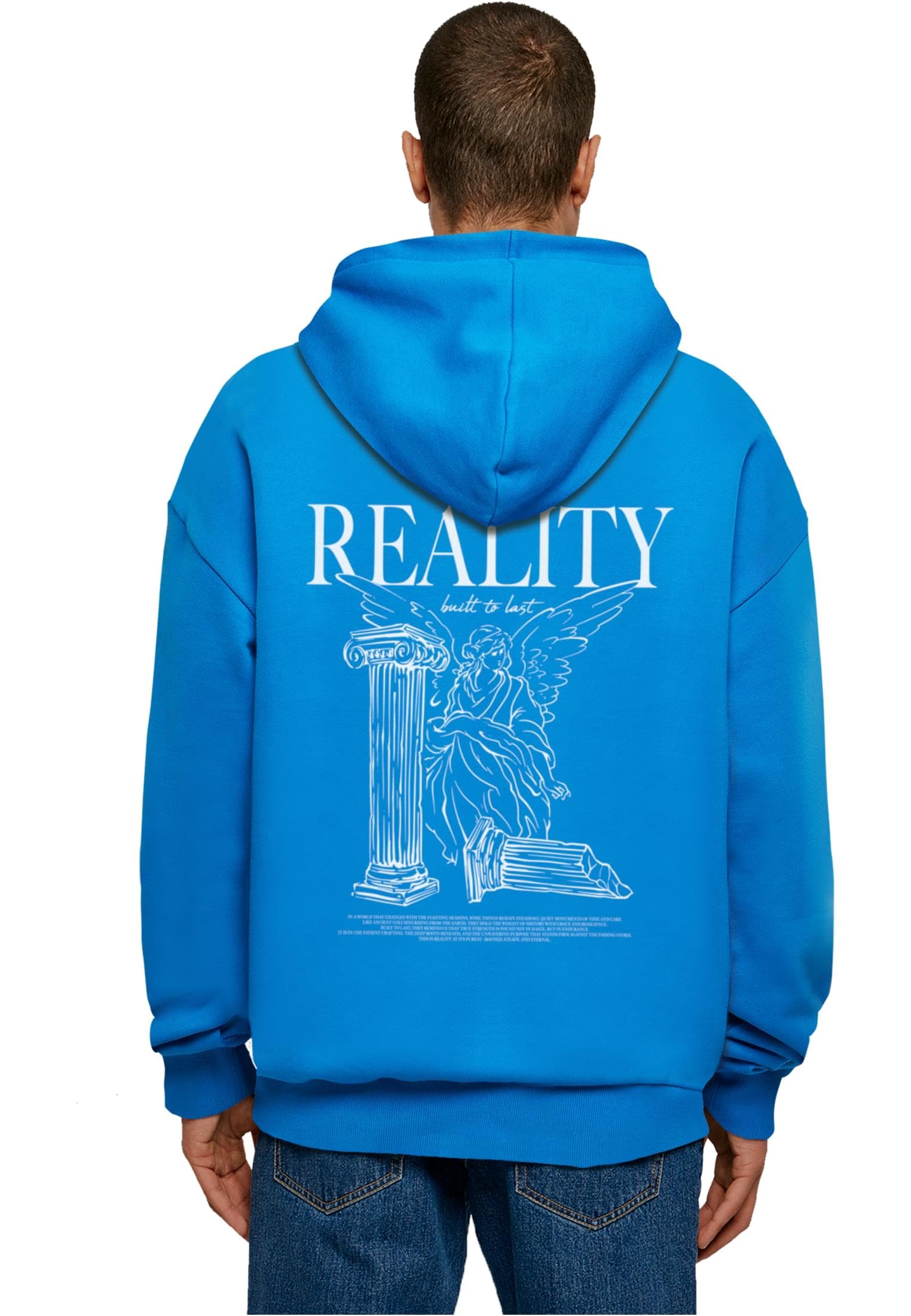 Mister Tee Męska bluza z kapturem Bold Flowers Heavy Cotton Box Hoody – Oversize Hoodie z bawełny o luźnym stylu streetwear z nadrukiem z przodu i z tyłu, na co dzień i w czasie wolnym